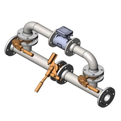 Узел контроля проектного расхода огнетушащего вещества WILO FRM DN200/150-635/UP-R (2470063)