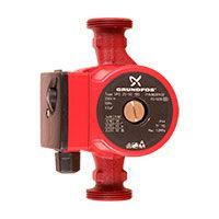 циркуляционный насос grundfos ups 25-55 1x230 в 50 гц (95906404)