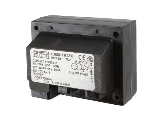 трансформатор розжига fida compact 8/20 cm con