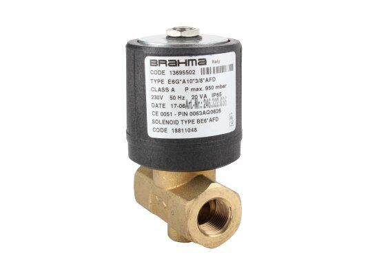 газовый электромагнитный клапан brahma e6g*a10*3/8*afd 13695502