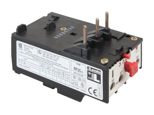 тепловое реле lovato rf25 75 (4,5 - 7,5 a)