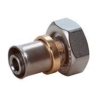 прямой фитинг с накидной гайкой евроконус 3/4 x(16x2) giacomini rm179e (rm179x103)