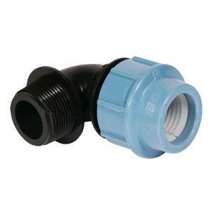 Колено 90° с наружной резьбой D25/R3/4 PN10PPE Unidelta (1008025003)