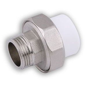 муфта комбинированная разъёмная (американка) с наружной резьбой valfex 32x1 (60/15) (10156025-7515)