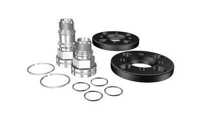 Фланцевый переходник Grundfos для насосов CM Rp 1 1/4 DN32 нерж. сталь AlSl 316 (комплект 2 переходника) (96904696)