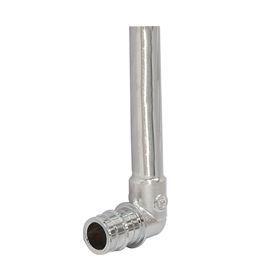 угольник 90° с хромированной трубкой для системы gx giacomini gx128 20x15(l-250 мм) (gx128x014)