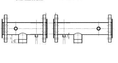 Пара коллекторов (напор) Ду80 3 - 2 1/2 AISI304 оцинк. фланцы Mondeo (5MD80250-103X)