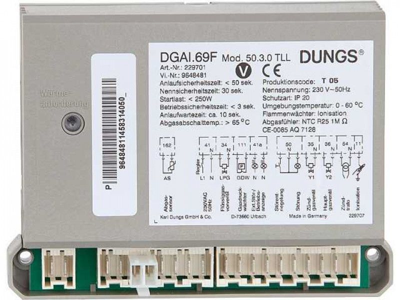 менеджер горения dungs dgai.69f mod. 50.3.0 tll