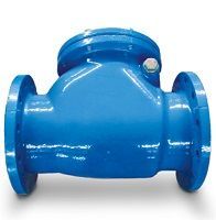 Клапан обратный Water Тechnics CVS WT Ду125 поворотный, фланцевый, чугун (SKL100601125)
