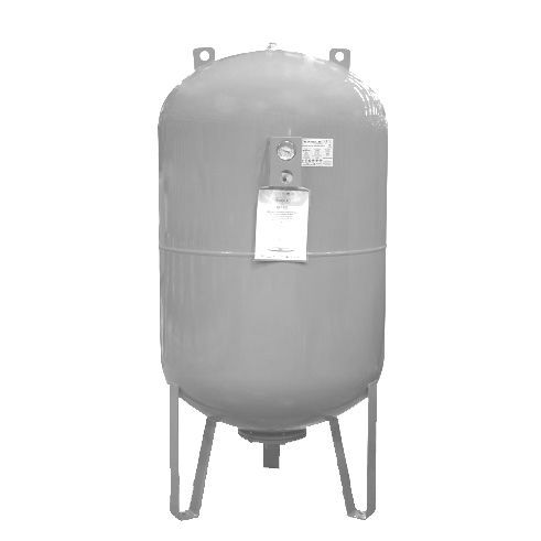 бак мембранный waterstry cw-lv 200 25bar -10 °c / + 99 °c 1 1/4 вертикальный на ножках с манометром (серый) (792025006)