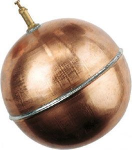 Поплавок шаровой FARG (медный) D150mm с пазом и винтом для крепления (для FARG мод. 511, 519, 523, 524,525), Tmax-80C (535150)