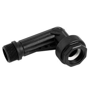 Угол пластиковый 1 Н.P./В.Р. c вращающейся гайкой Italtecnica (CURVAMG (FIT.PL.C90.M100.G100.00))