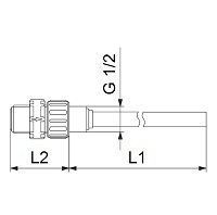 инжекционный клапан grundfos pdf/fkm l=100 4/6-6/12-6/9-9/12 (95730924)