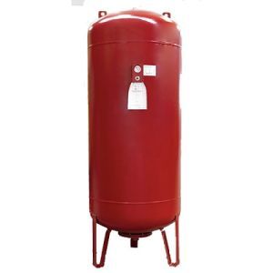 Бак мембранный Waterstry CW-LV1500 10bar -10 °C / + 99 °C 2 вертикальный на ножках с манометром (красный) (792000013R)