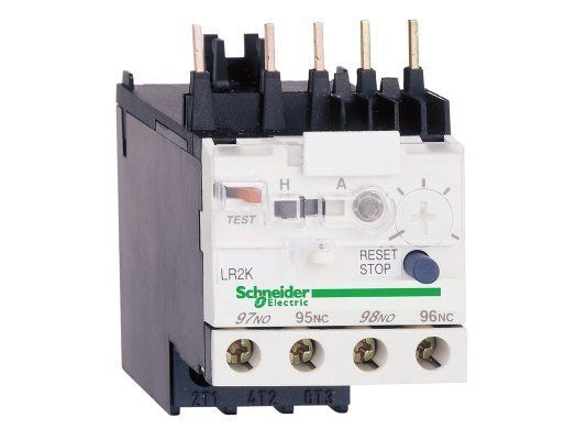 тепловое реле перегрузки schneider electric lr2k 0310 (2,6 - 3,7 a)