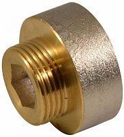 переходник латунный резьбовой круглый 1 х1/2 г/ш ctm 16 (бар) -20°с до +120°с (cr01f12r)