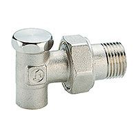 Клапан отсечной угловой 1/2” x 15 под пайку, никелированный. GIACOMINI R16C2 (R16CX003)