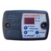 Электронный блок управления Coelbo SWITCHMATIC 1 однофазн нас.,1/4 , 16A, регул.давл.старта 0,5-7 бар, регул.давл.ост 1-8 бар (U480039)