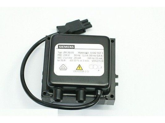трансформатор поджига siemens zm 20/10 00425973