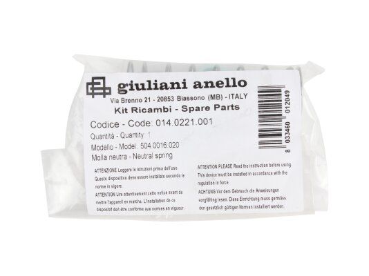 пружина giuliani anello 504.0016.020