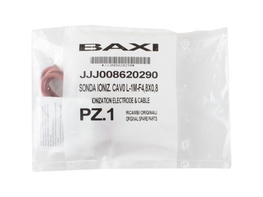 электрод ионизации с кабелем baxi, jjj008620290