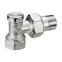 Клапан отсечной угловой 3/8”, хромированный GIACOMINI R16D2 (R16DX002)
